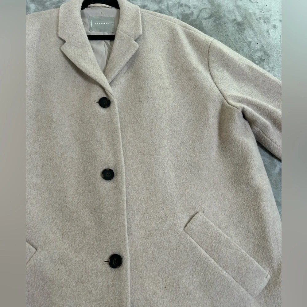Everlane the Italian rewool cocoon coat - Picture 7 of 12
